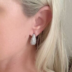 Teardrop Diamond Elegant Trendy Earrings New